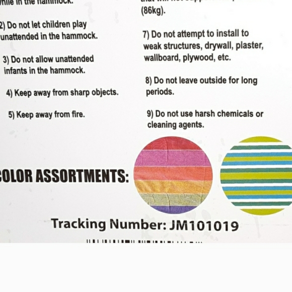 Cloth Hammock. - Picture 2 of 2